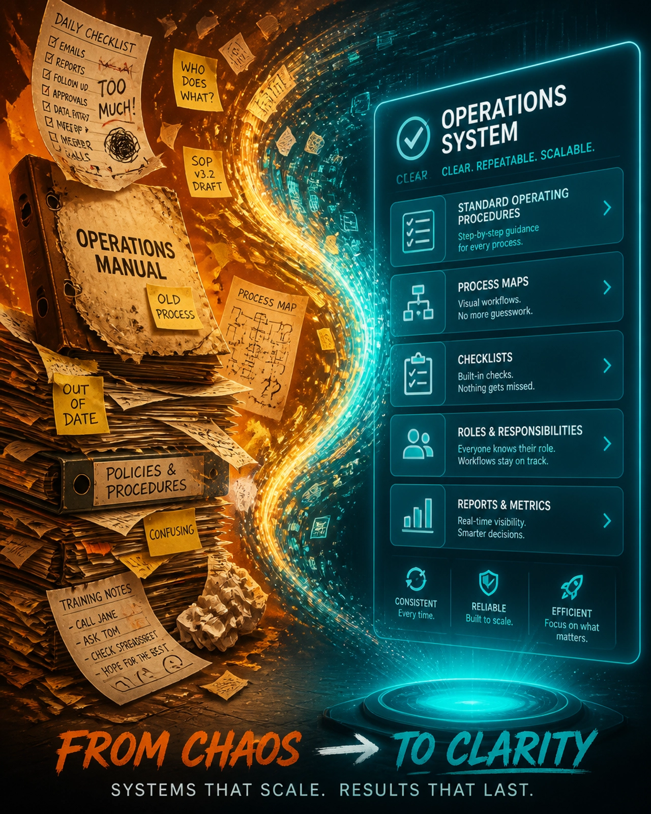 Transforming manual chaos into clear digital systems
