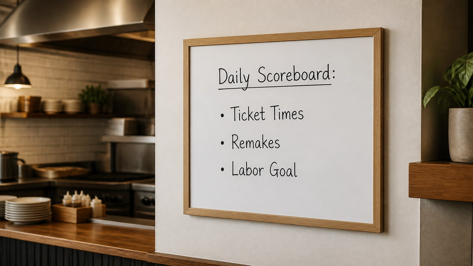 Kitchen Scoreboard