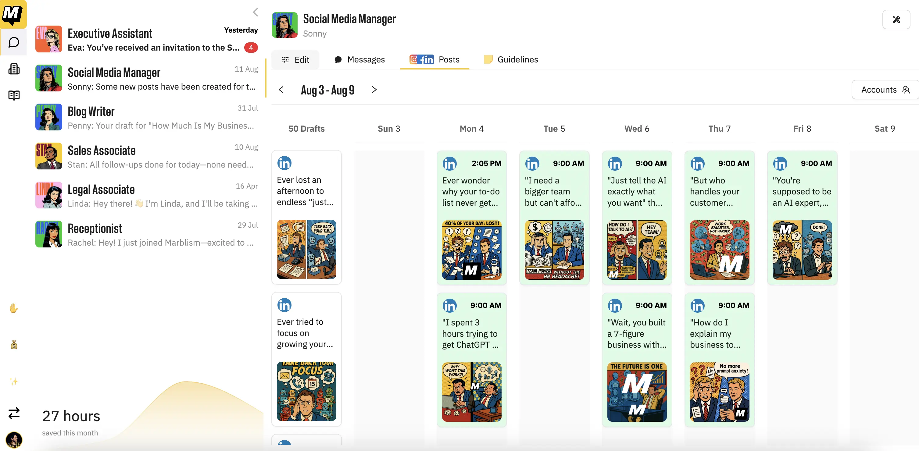 Sonny - AI Social Media Manager