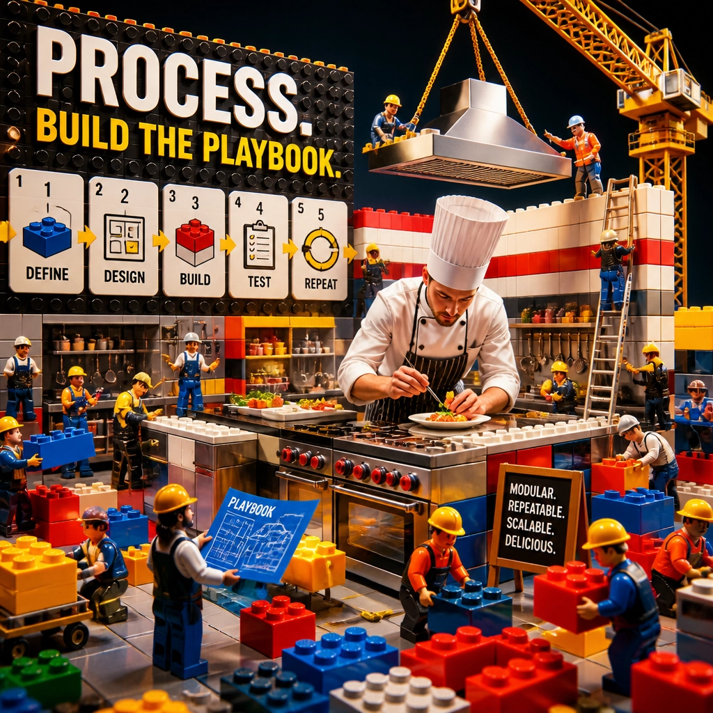 Building the playbook like a modular system for operational consistency