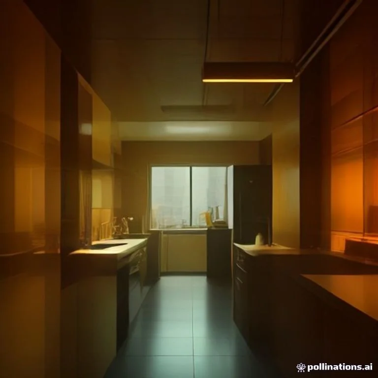 A surrealist editorial visual of a 'business kitchen' where chaotic floating papers and clocks are funneled through a glowing glass tube, emerging as perfectly stacked, glowing golden bricks. Bold, poppy colors and high contrast.