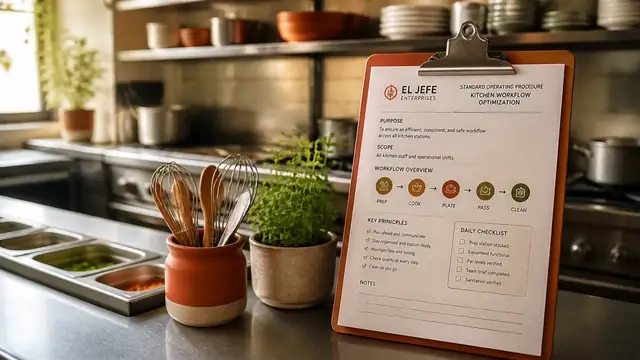 SOP: Kitchen Workflow Optimization & Equipment Upgrade Protocol